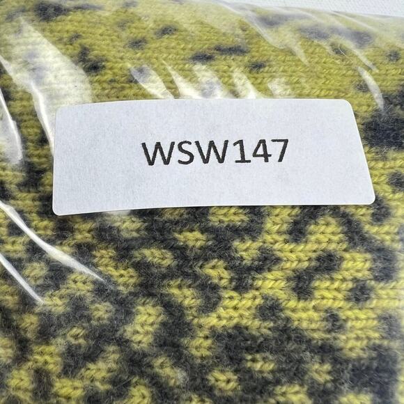 Equipment Femme Cashmere Sloane Diamondback Python Sweater Blazing Yellow Size M - Picture 11 of 13